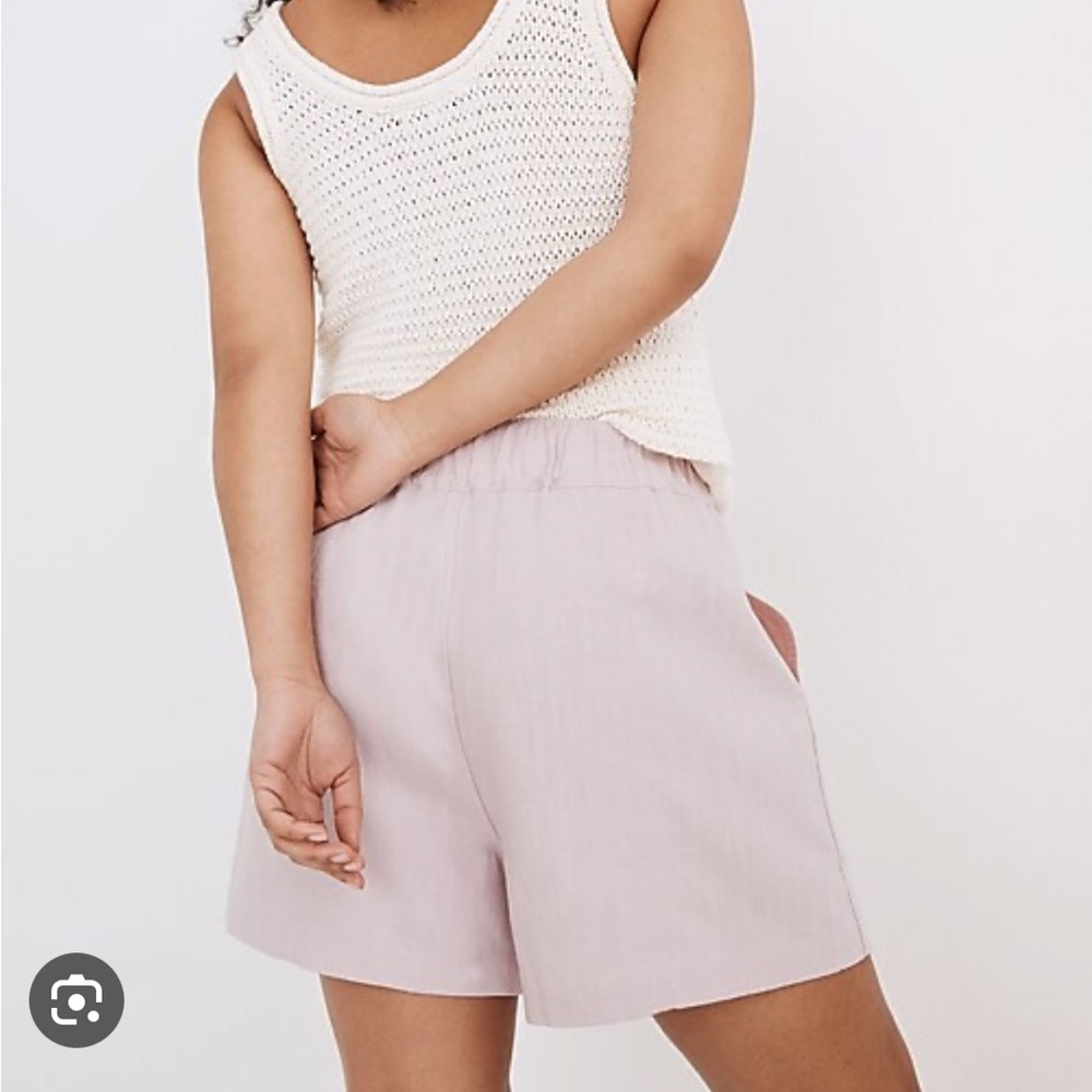 Madewell Linen Easy Pull-on Shorts - Picture 6 of 6